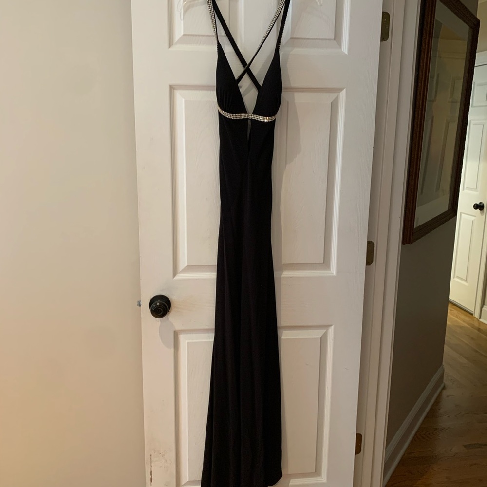 Black evening dress